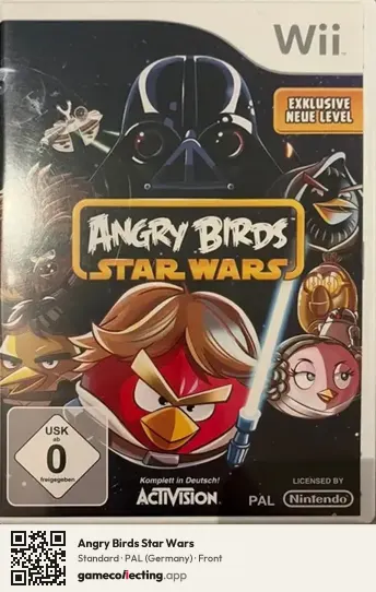 Angry Birds Star Wars Nintendo Wii, Germany box front