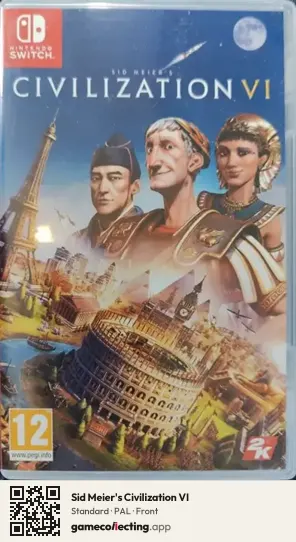 Sid Meier's Civilization VI Nintendo Switch, PAL box front