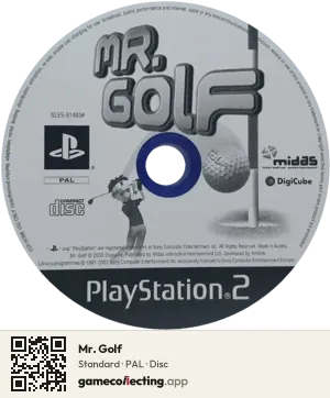 Mr. Golf PlayStation 2, PAL disc