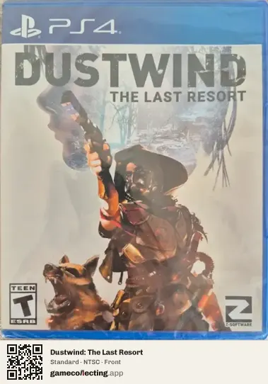 Dustwind: The Last Resort PlayStation 4, NTSC box front
