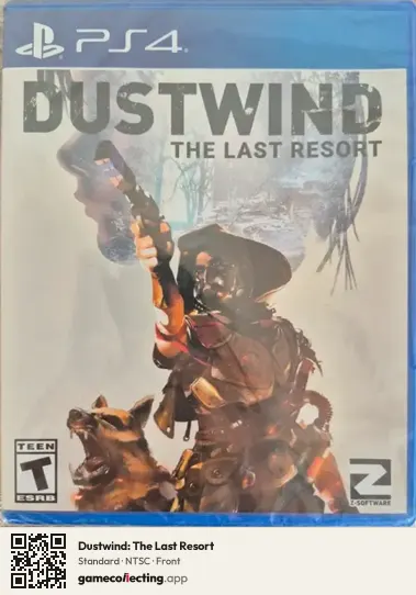 Dustwind: The Last Resort PlayStation 4, NTSC box front