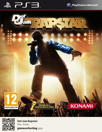 Def Jam Rapstar PlayStation 3, PAL box front