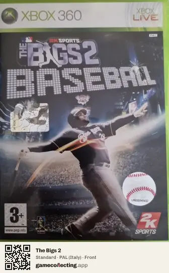 The Bigs 2 Xbox 360, Italy box front