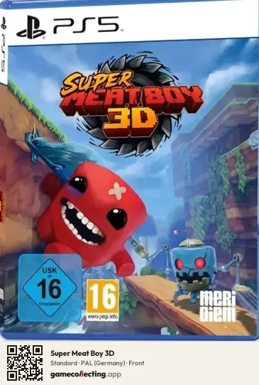 Super Meat Boy 3D PlayStation 5, Germany box front