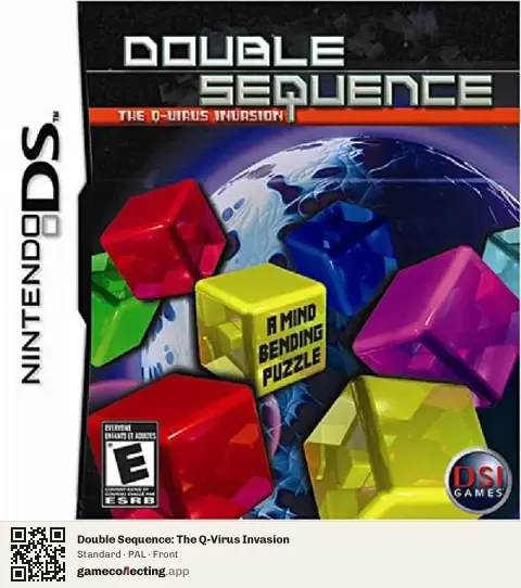 Double Sequence: The Q-Virus Invasion Nintendo DS, PAL box front