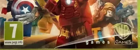 LEGO Marvel Super Heroes, the PEGI square on its front