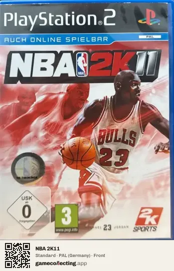 NBA 2K11 PlayStation 2, Germany box front