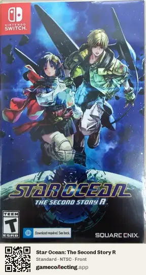 Star Ocean: The Second Story R Nintendo Switch, NTSC box front