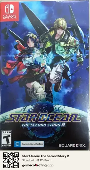 Star Ocean: The Second Story R Nintendo Switch, NTSC box front