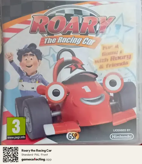 Roary the Racing Car Nintendo DS, PAL box front