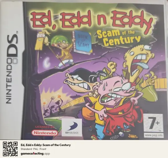 Ed, Edd n Eddy: Scam of the Century Nintendo DS, PAL box front