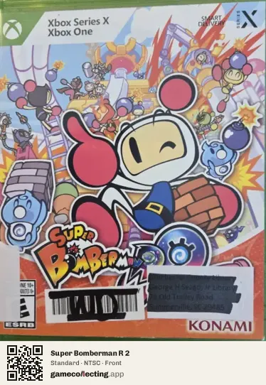 Super Bomberman R 2 Xbox Series X, NTSC box front