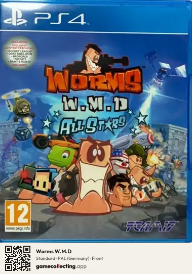 Worms W.M.D PlayStation 4, Germany box front