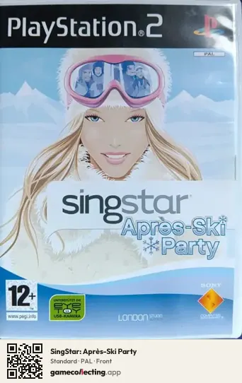 SingStar: Après-Ski Party PlayStation 2, PAL box front