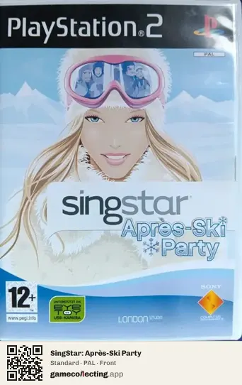 SingStar: Après-Ski Party PlayStation 2, PAL box front