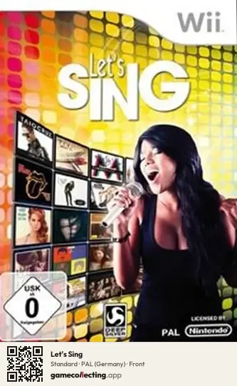Let's Sing Nintendo Wii, Germany box front
