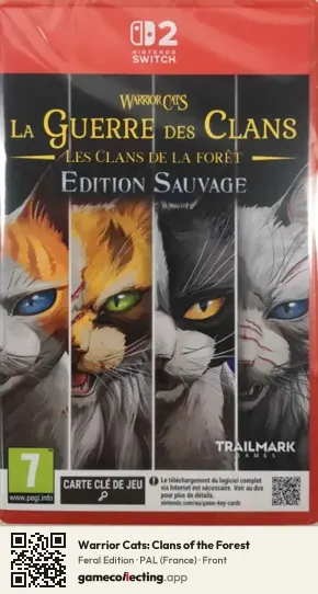 Warrior Cats: Clans of the Forest Nintendo Switch 2, France box front