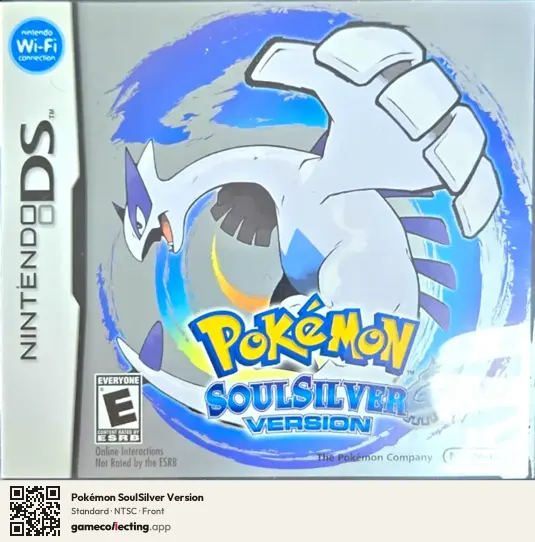 Pokémon SoulSilver Version Nintendo DS, NTSC box front