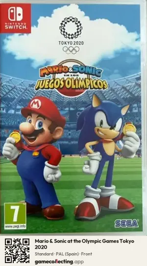 Mario & Sonic at the Olympic Games Tokyo 2020 Nintendo Switch, Spain box front