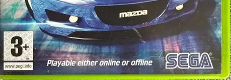 Sega GT Online, the PEGI square on its front