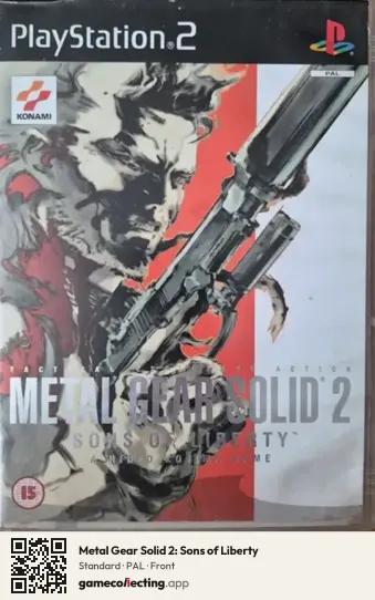 Metal Gear Solid 2: Sons of Liberty PlayStation 2, PAL box front