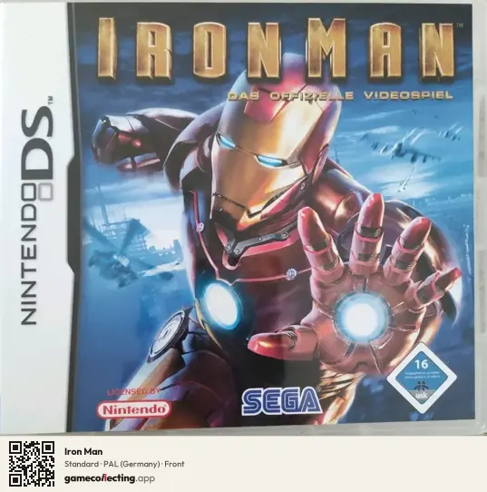 Iron Man Nintendo DS, Germany box front