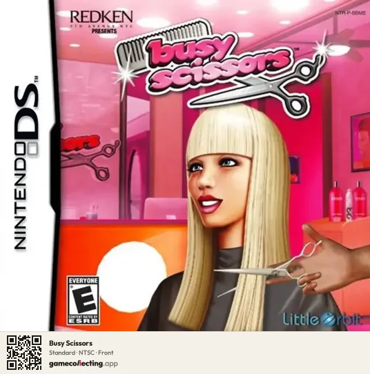 Busy Scissors Nintendo DS, NTSC box front