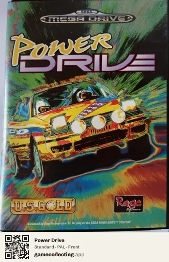 Power Drive Sega Mega Drive / Genesis, PAL box front