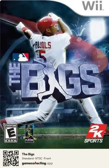 The Bigs Nintendo Wii, NTSC box front