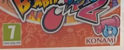 Super Bomberman R 2, the PEGI square on its front