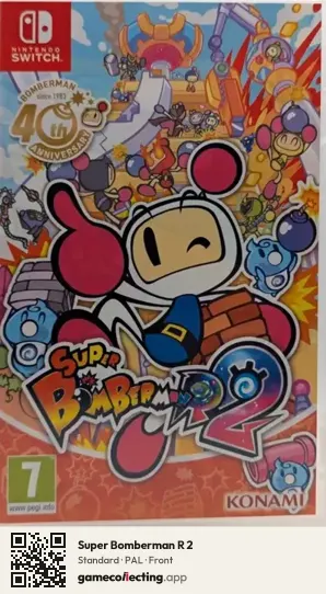 Super Bomberman R 2 Nintendo Switch, PAL box front