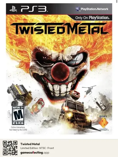 Twisted Metal PlayStation 3, NTSC box front
