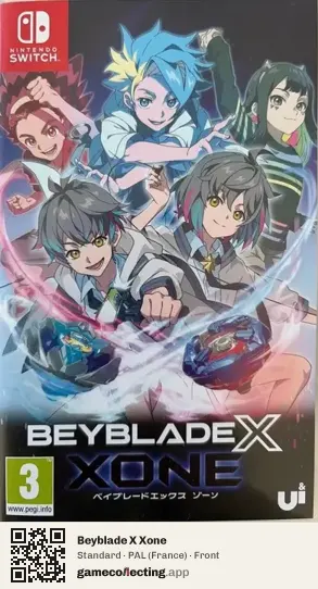Beyblade X Xone Nintendo Switch, France box front