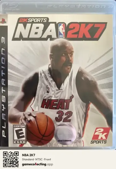 NBA 2K7 PlayStation 3, NTSC box front