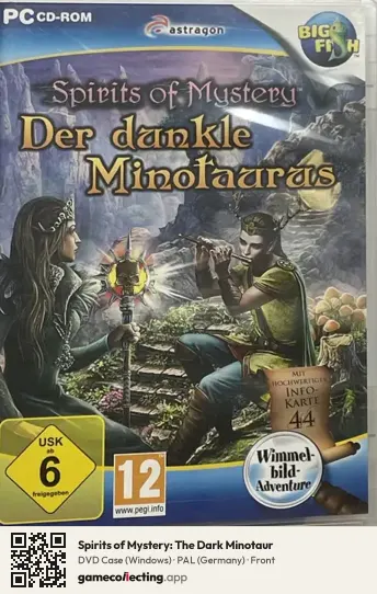 Spirits of Mystery: The Dark Minotaur Computer, Germany box front