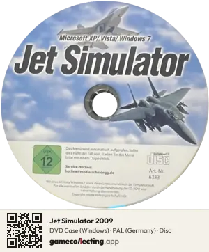 Jet Simulator 2009 Computer, PAL disc