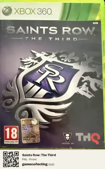 Saints Row: The Third Xbox 360, PAL box front