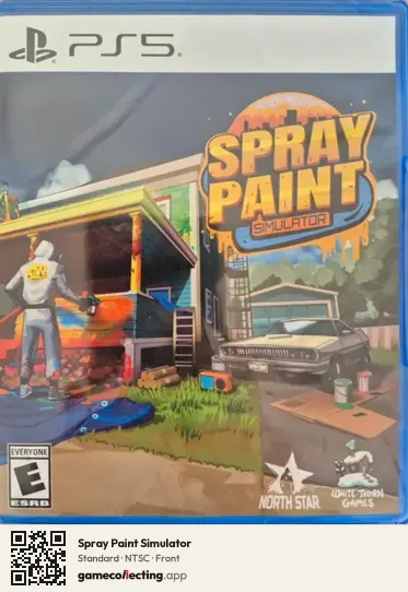 Spray Paint Simulator PlayStation 5, NTSC box front