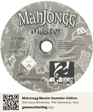 MahJongg Master Sammler-Edition Computer, PAL disc