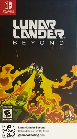 Lunar Lander Beyond Nintendo Switch, NTSC box front