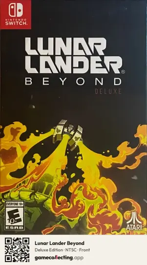 Lunar Lander Beyond Nintendo Switch, NTSC box front