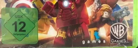LEGO Marvel Super Heroes, the USK square on its front