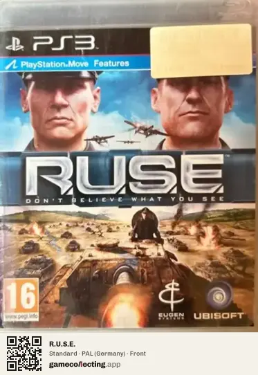 R.U.S.E. PlayStation 3, Germany box front