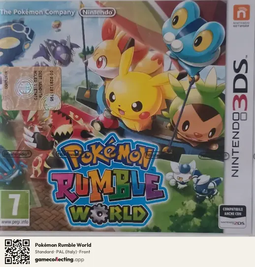 Pokémon Rumble World Nintendo 3DS, Italy box front