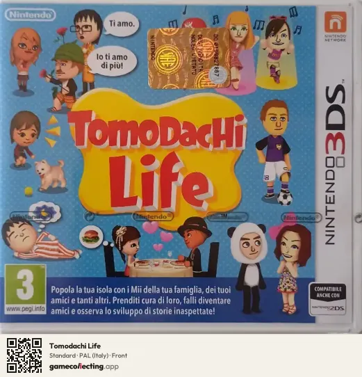 Tomodachi Life Nintendo 3DS, Italy box front