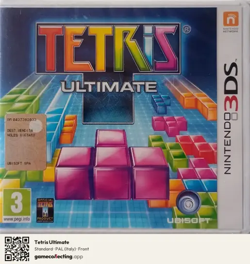 Tetris Ultimate Nintendo 3DS, Italy box front