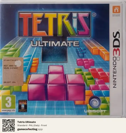 Tetris Ultimate Nintendo 3DS, Italy box front