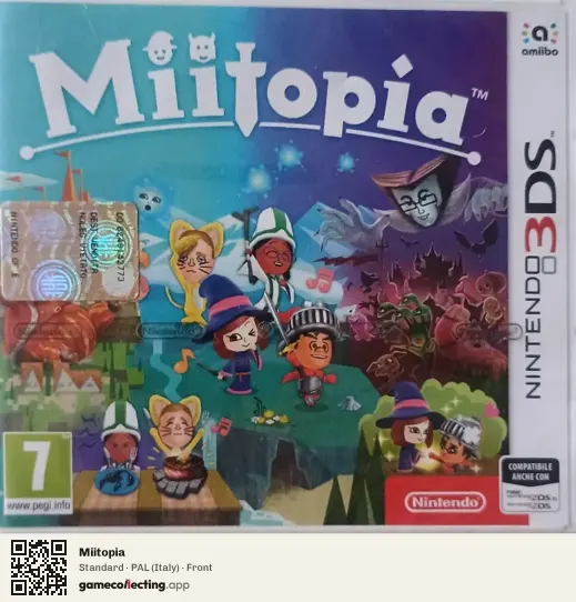 Miitopia Nintendo 3DS, Italy box front