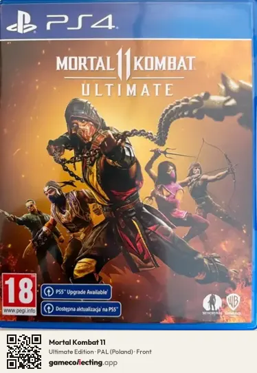 Mortal Kombat 11 PlayStation 4, Poland box front