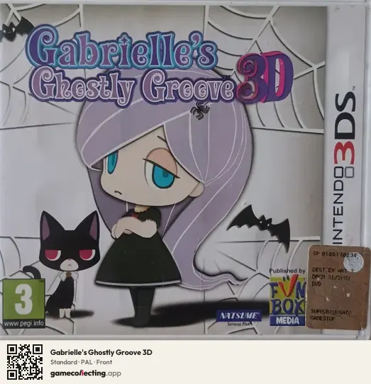 Gabrielle's Ghostly Groove 3D Nintendo 3DS, PAL box front